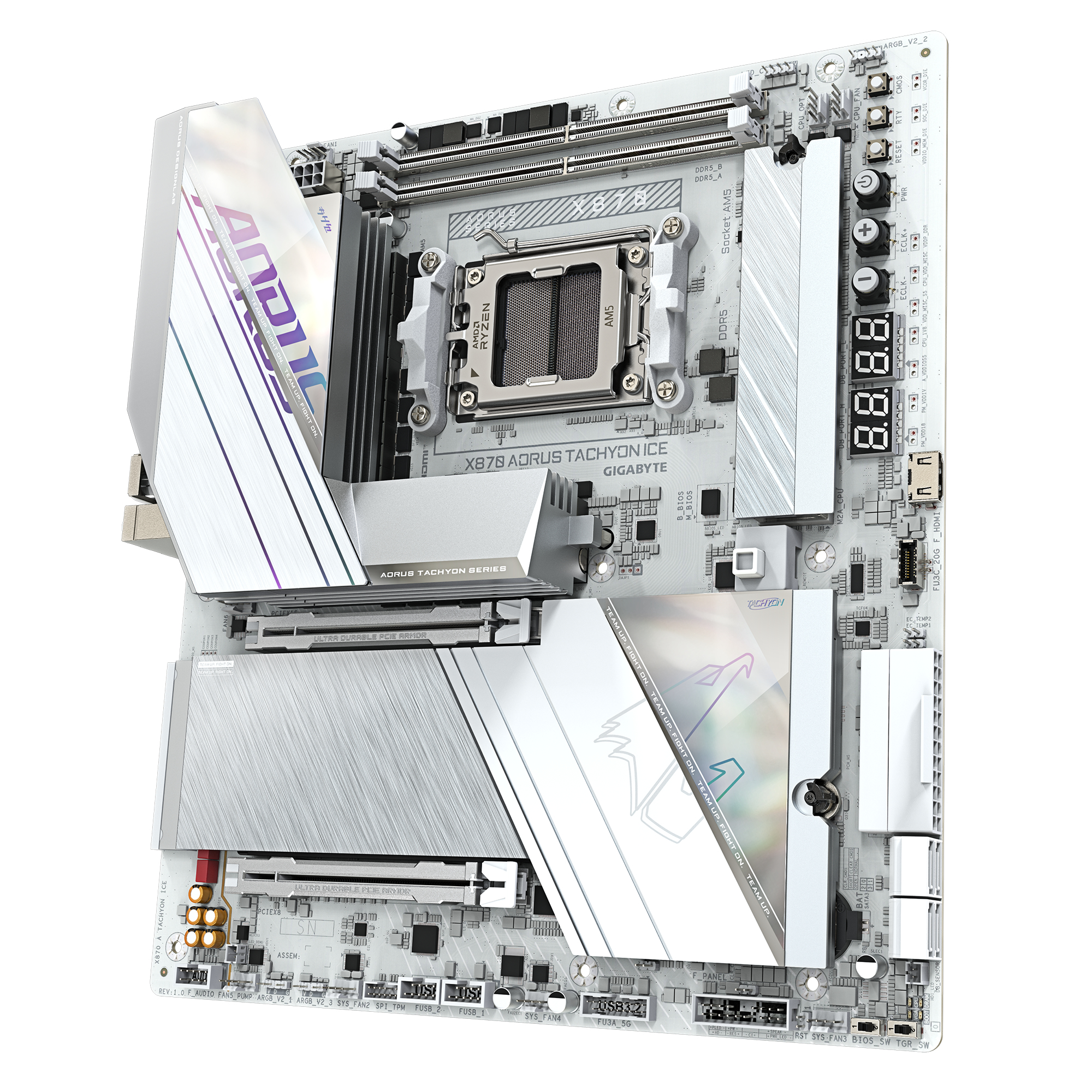 Bekijk afbeelding 4 van Gigabyte X870 AORUS Tachyon ICE (X870, AM5, ATX, DDR5)
